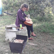 на шашликах