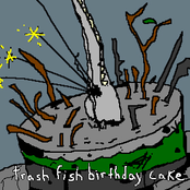 Trash Fish Birthday Cake