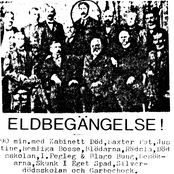 Eldbegängelse!