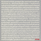 60 Sound Artists Protest The War