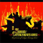 Trencher/Cutting Pink With Knives Split 5"