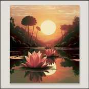 Lotus Sunset