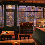 Fall Morning Coffee Shop