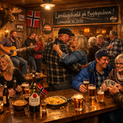 Lørdagskveld på bygdepubben