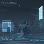 lost in my thoughts on a freezing night