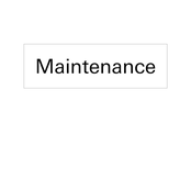Maintenance