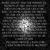 WHITE WHOLE AND THE INFINITE EXPLOSION