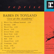 Live at the Academy cover