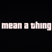 mean a thing