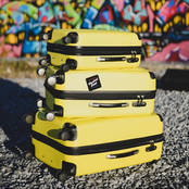 Neutral Snap: Yellow Suitcase