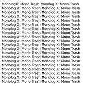 Mono Trash