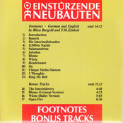 Footnotes & Bonus Tracks