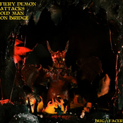 Fiery Demon Attacks Old Man On Bridge