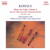 Kodaly: KODALY: Duo for Violin and Cello / Hungarian Rondo / Adagio for Cello / Sonatina