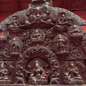 The Bombastic and Repetitive Sound of Tashi Ling Buddhas in Pokhara, Nepal