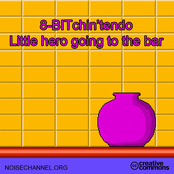 Little hero going to the bar