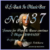Bach In Musical Box 137 / Sonata For Flute And Basso Continuo C Major Bwv1033