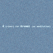 Á (river) for Krummi (or meditation)