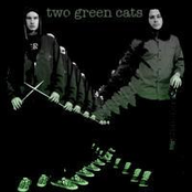 two green cats