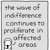 the wave of indifference continues to proliferate in affected areas