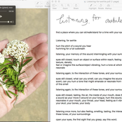 listening, for awhile (glass)