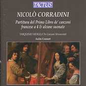 Corradini: Partitura del Primo Libro de' Canzoni francese a 4 & alcune Suonate