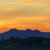 Hugh Steeply And Remy Marathe Meet Atop A Hill Overlooking Tucson, AZ