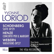 Schoenberg: Suite, Op. 29 / Henze: Concerto per il Marigny / Webern: Variations, Op. 27