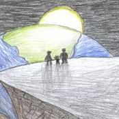 Abhang über der Welt