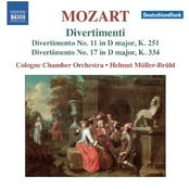 Mozart: Divertimenti Nos. 11 & 17
