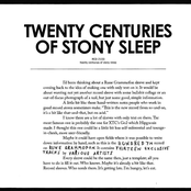 Twenty Centuries Of Stony Sleep