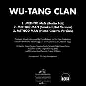 Album cover for Method man, by Wu-Tang Clan