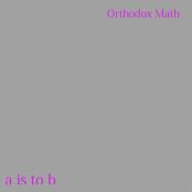 Orthodox Math