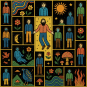 Sun, Moon, Mushroom, Man
