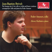 Breval: Six Sonatas Op. 12 for cello or violin and basso continuo arranged for cello and piano by Fedor Amosov
