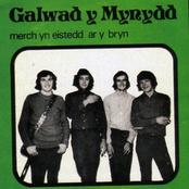 Merch yn Eistedd ar y Bryn