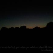 I Remember Last Year When You Asked Me About All This