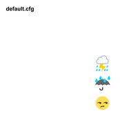 i hope you get wet with the rain