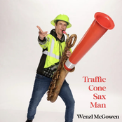 Traffic Cone Sax Man