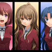 aisaka taiga, kushieda minori, kawashima ami (kugimiya rie, horie yui, kitamura eri)