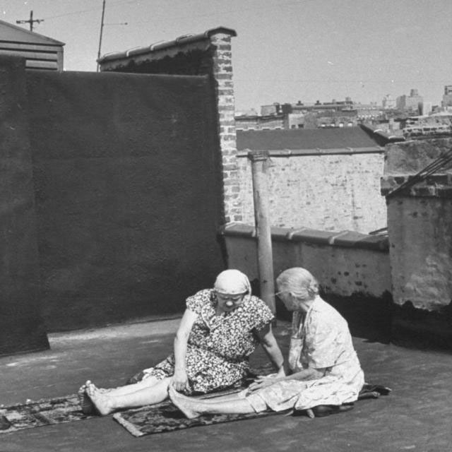 sleeping on the roof cover