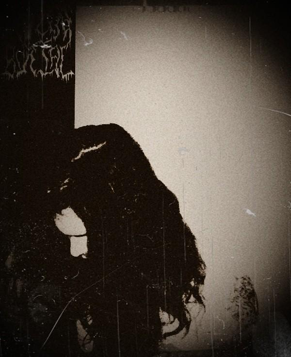 Death behind. Burial young death.