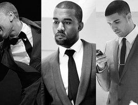 Chris Brown. Drake. Kanye West and Andre 3000 的头像