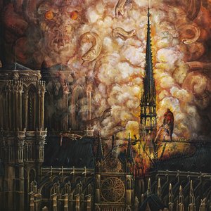 Temples Colliding In Fire