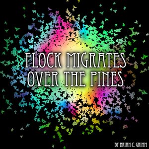 Immagine per 'FLOCK MIGRATES OVER THE PINES'