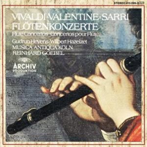 'Vivaldi / Valentine / Sarri: Flute Concertos' için resim