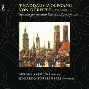 “Durnitz: Sonatas for Classical Bassoon and Fortepiano”的封面