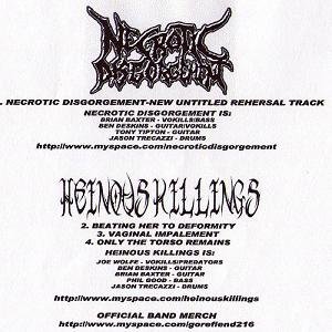 Necrotic Disgorgement / Heinous Killings