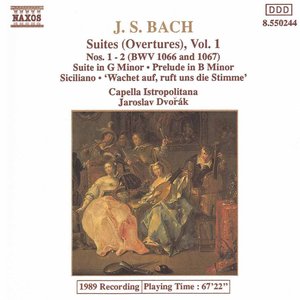 “BACH, J.S.: Orchestral Suites Nos. 1 and 2, BWV 1066-1067”的封面