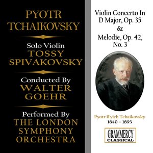 'Tchaikovsky: Violin Concerto In D Major, Op. 35 & Melodie, Op. 42 No. 3' için resim